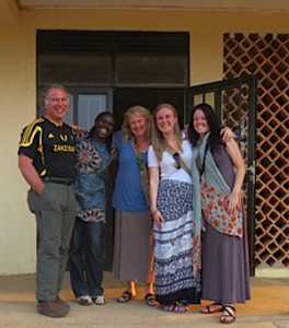 Sara at her clinic near Rakai